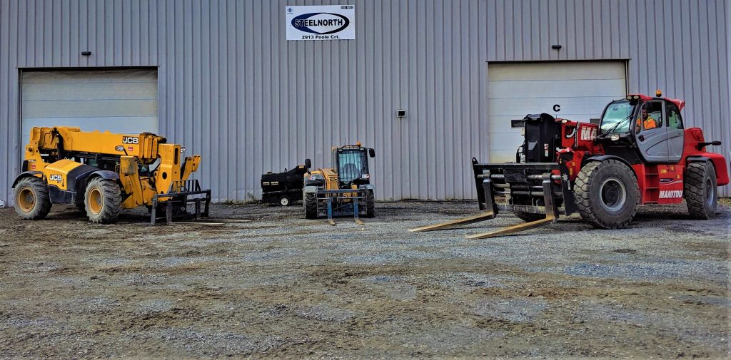 outside photo of steelnorth with equipment